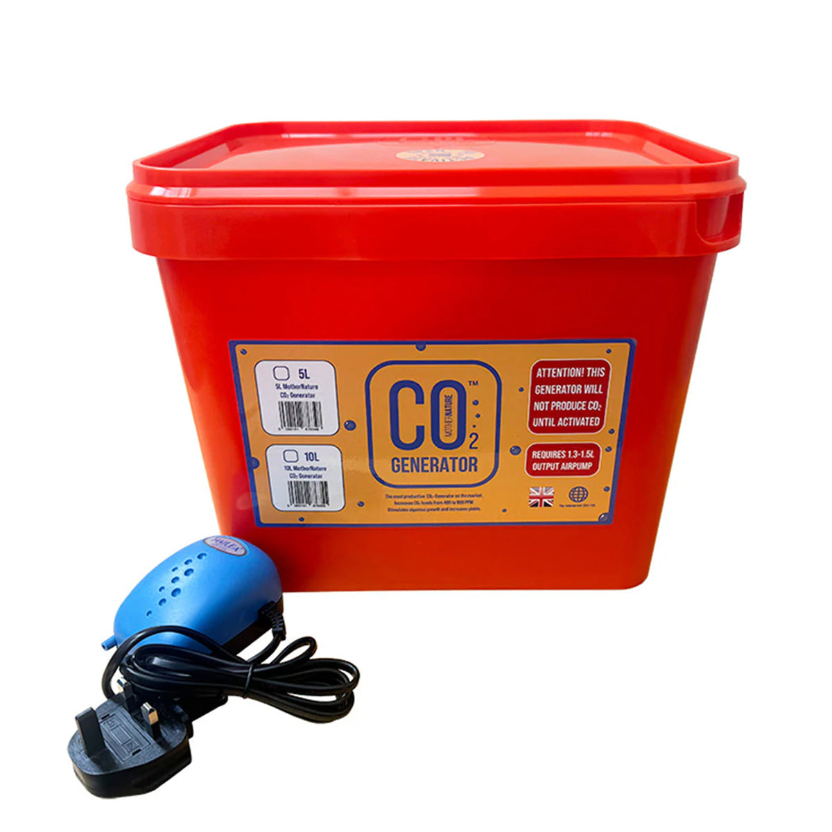 Mother Nature CO2 Generator for Grow Room CO2 Boost — Mother Nature CO2 Generator 10L (with pump)