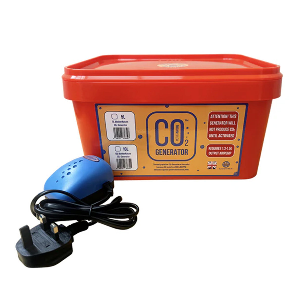 Mother Nature CO2 Generator for Grow Room CO2 Boost — Mother Nature CO2 Generator 5L (with pump)