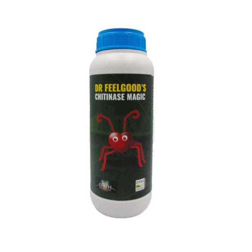 Dr FeelGood Chitinase Magic 940ml organic foliar spray bottle