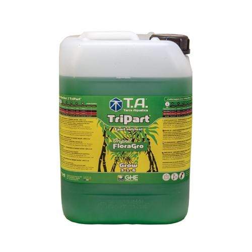 Terra Aquatica TriPart FloraGro Vegetative Base Nutrient — 10 Litre