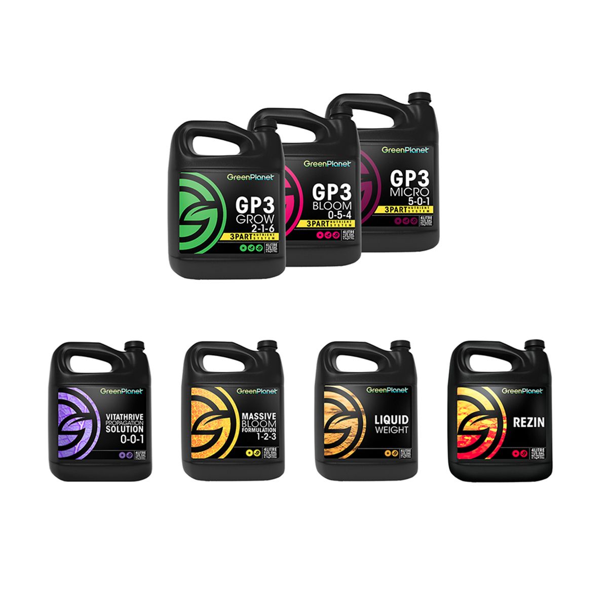 Green Planet Nutrient Starter Kit - 7 x 500ml