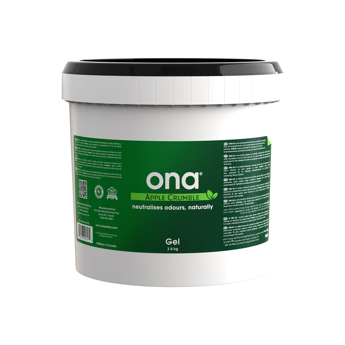 ONA Gel 3.8kg (Various Scents) — Apple Crumble