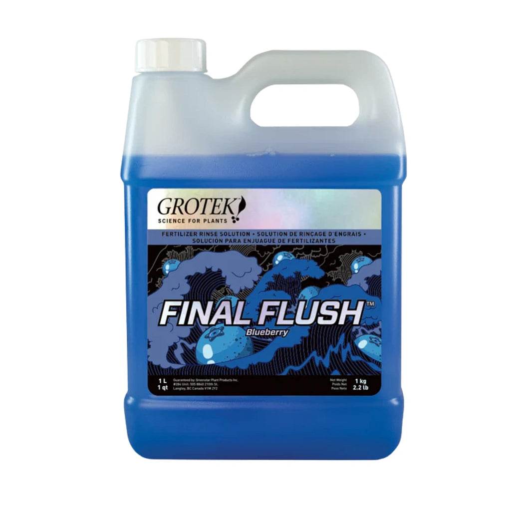 Grotek Final Flush Blueberry 1L pre-harvest flush bottle