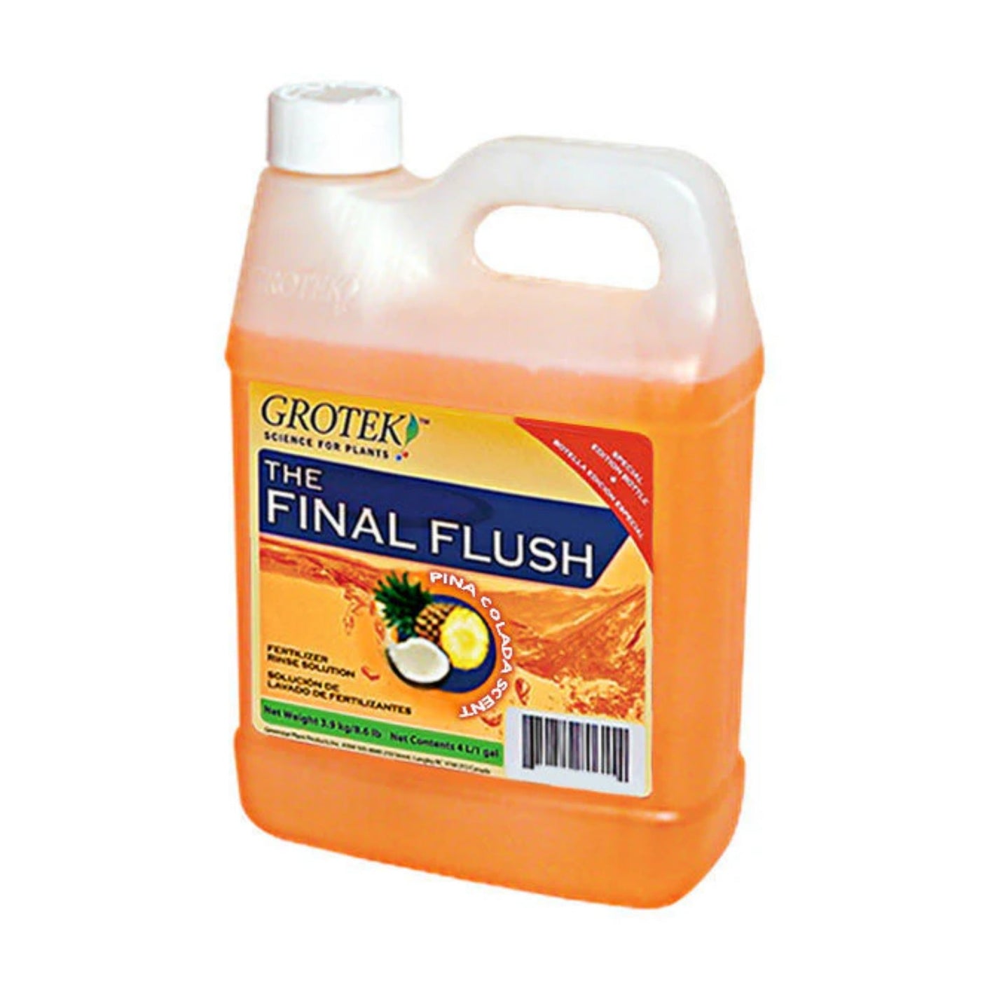 Grotek Final Flush Pina Colada 1L pre-harvest flush bottle