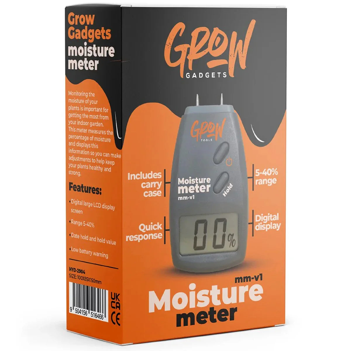 Grow Gadgets Digital Moisture Meter for Soil and Coco