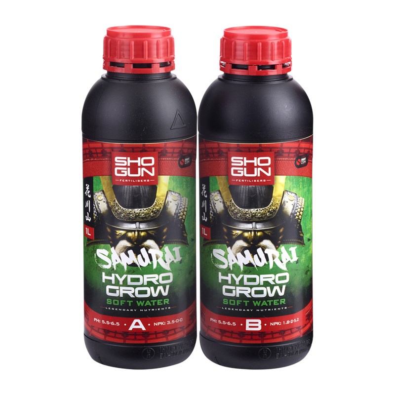 Shogun Samurai Hydro Grow A&B — 1L Hard Water
