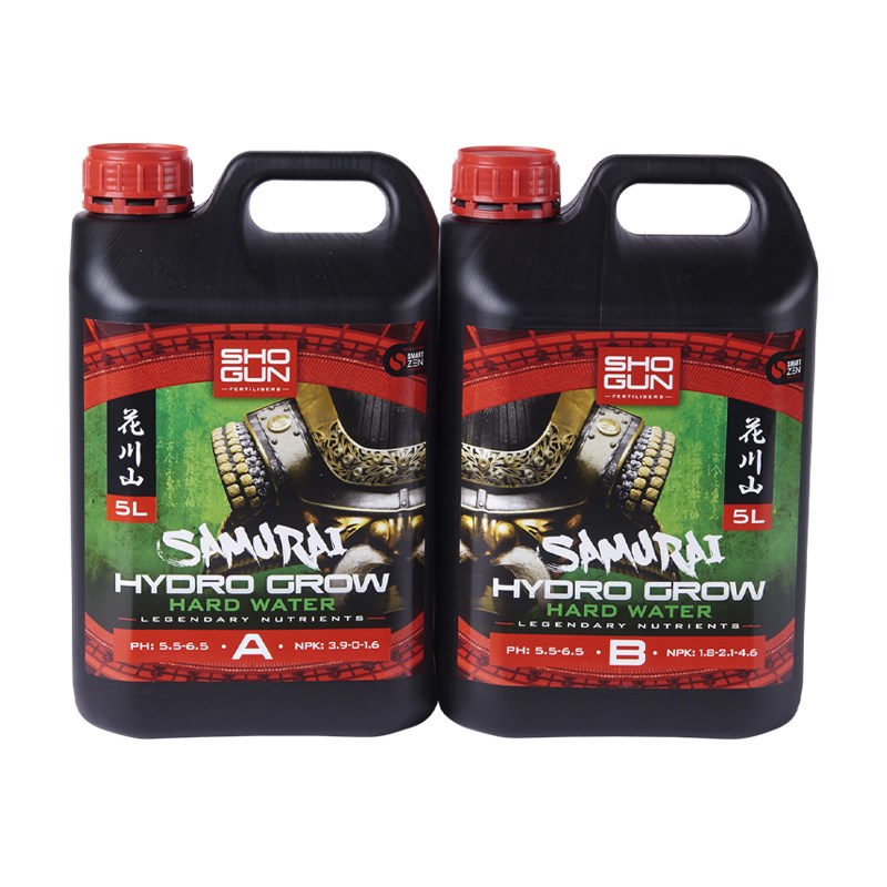 Shogun Samurai Hydro Grow A&B — 10L Hard Water
