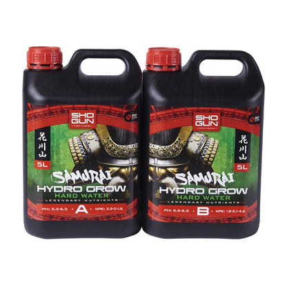 Shogun Samurai Hydro Grow A&B — 10L Hard Water
