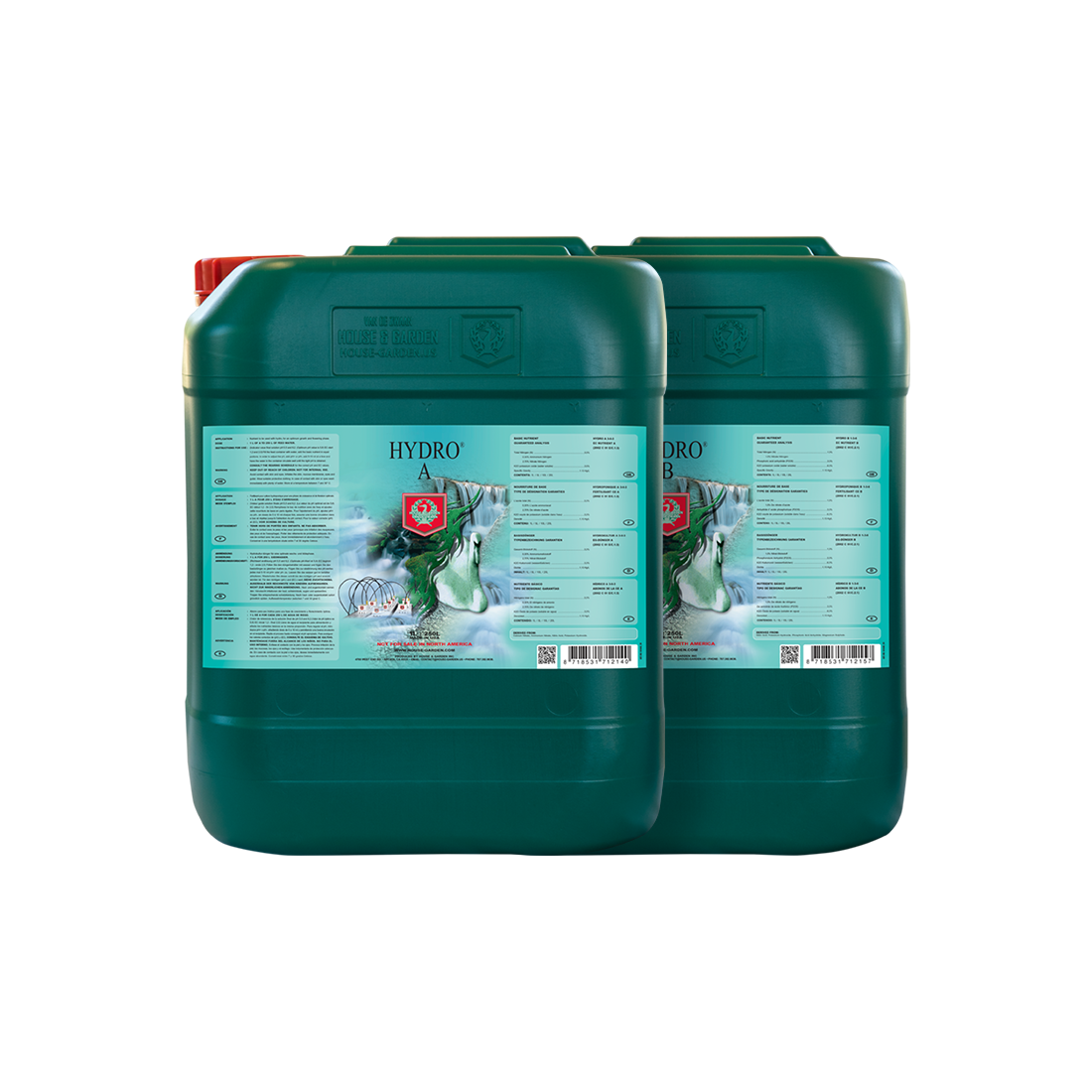 House & Garden Hydro A and B Two Part Hydroponic Base Nutrient