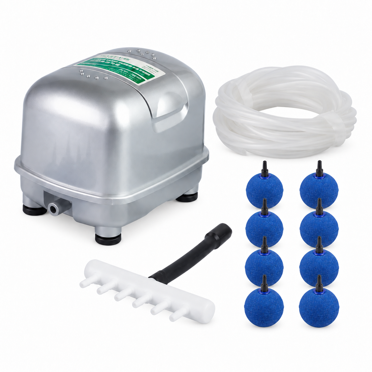Hailea Silent Air Pump Kit 9810 & 9820 – Golf Ball Airstones