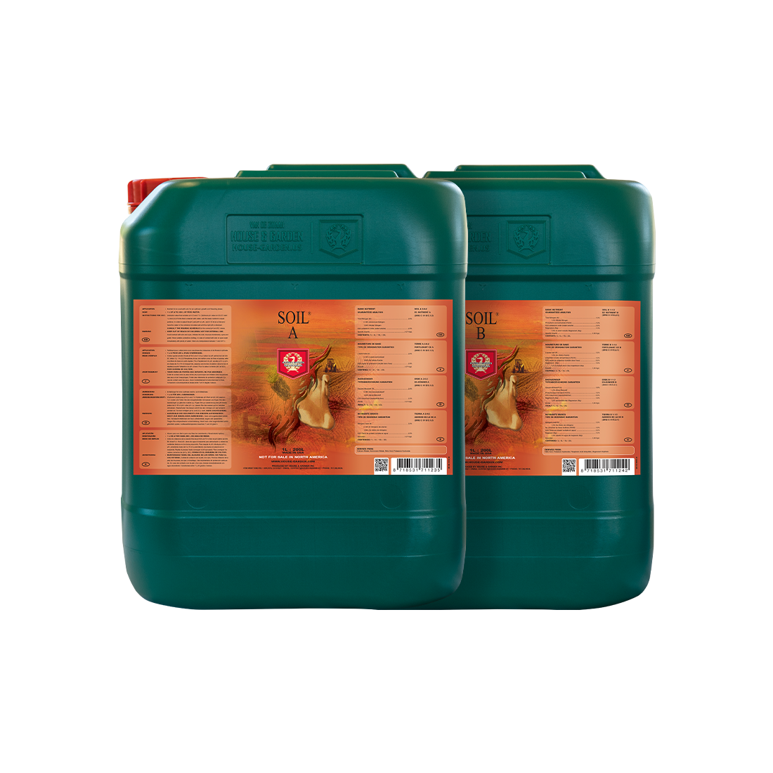 House & Garden Soil Nutrients A&B 10L