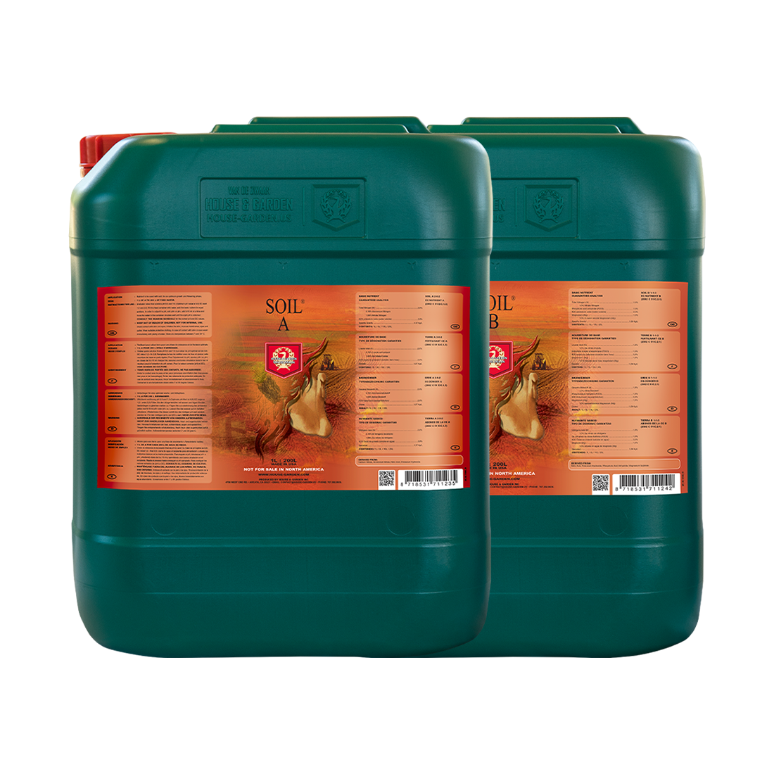 House & Garden Soil Nutrients A&B 20L