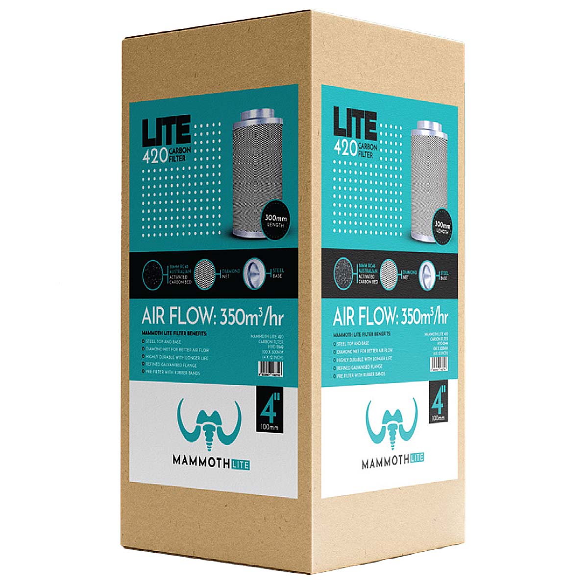 Mammoth Lite Carbon Filter for Grow Room Odour Control