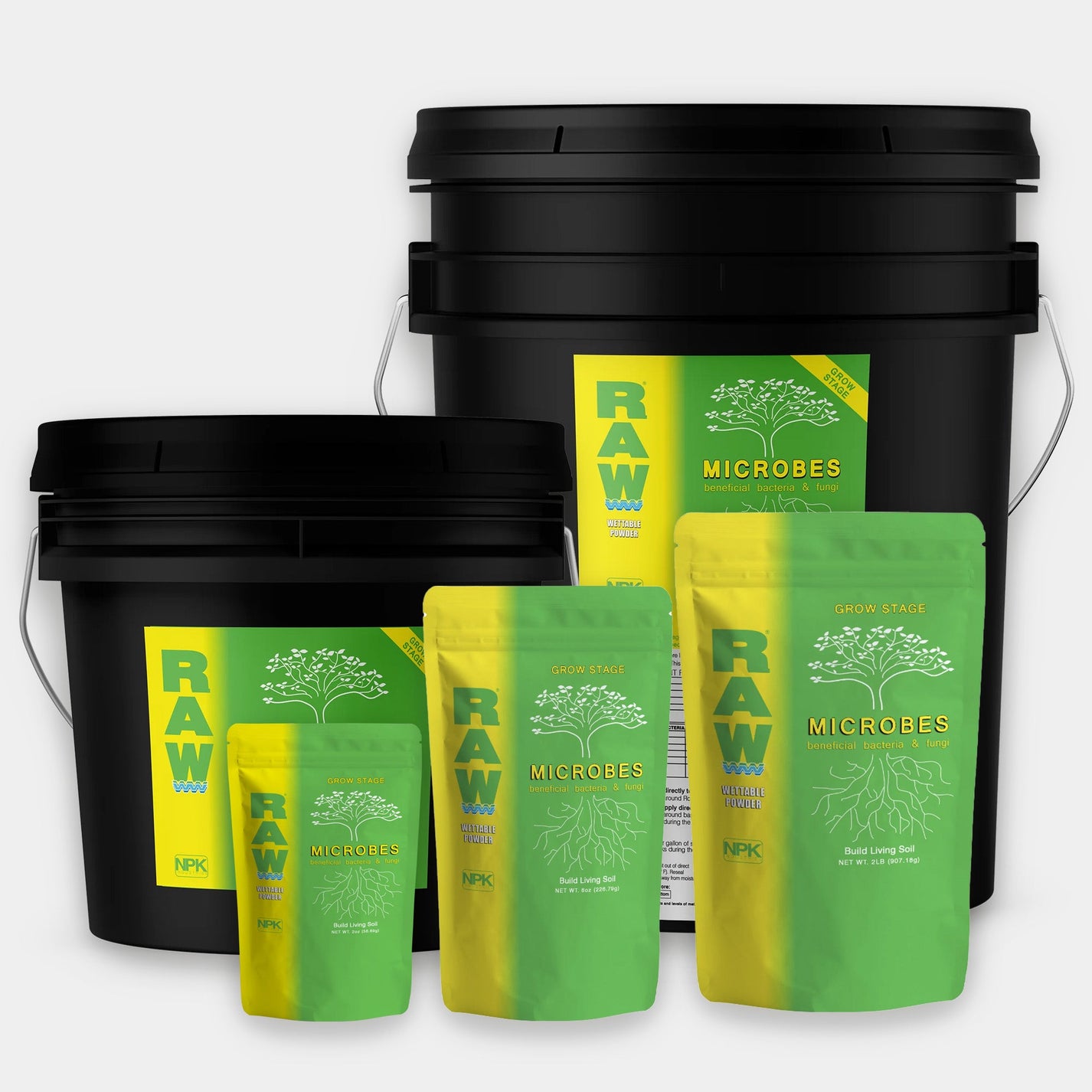 RAW Grow Microbes beneficial bacteria and fungi supplement