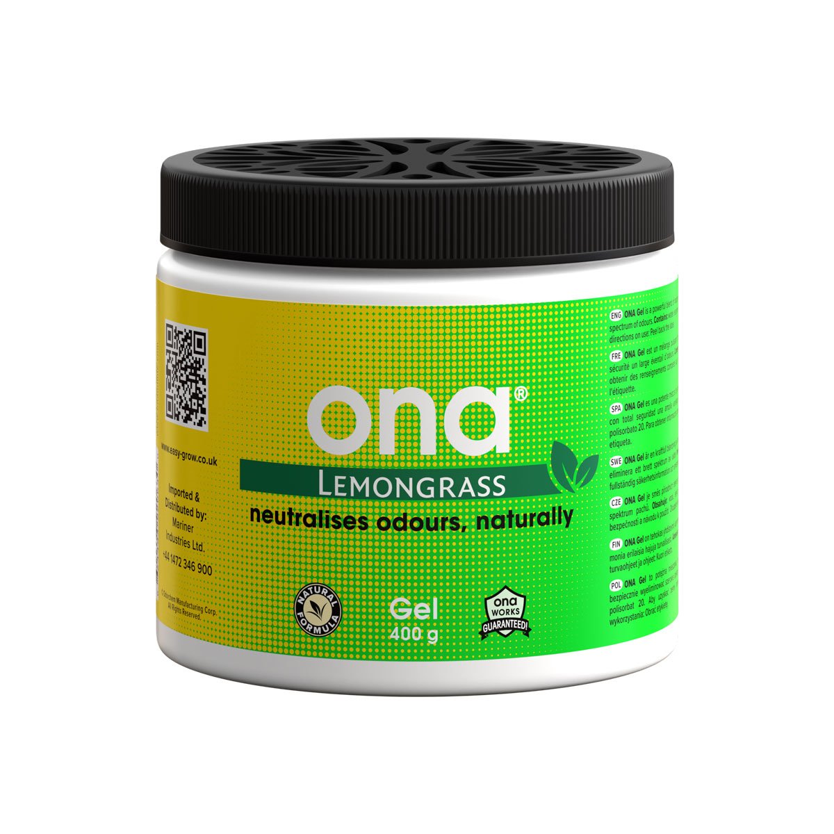 ONA Gel 426g (Various Scents) — Lemongrass - 400g