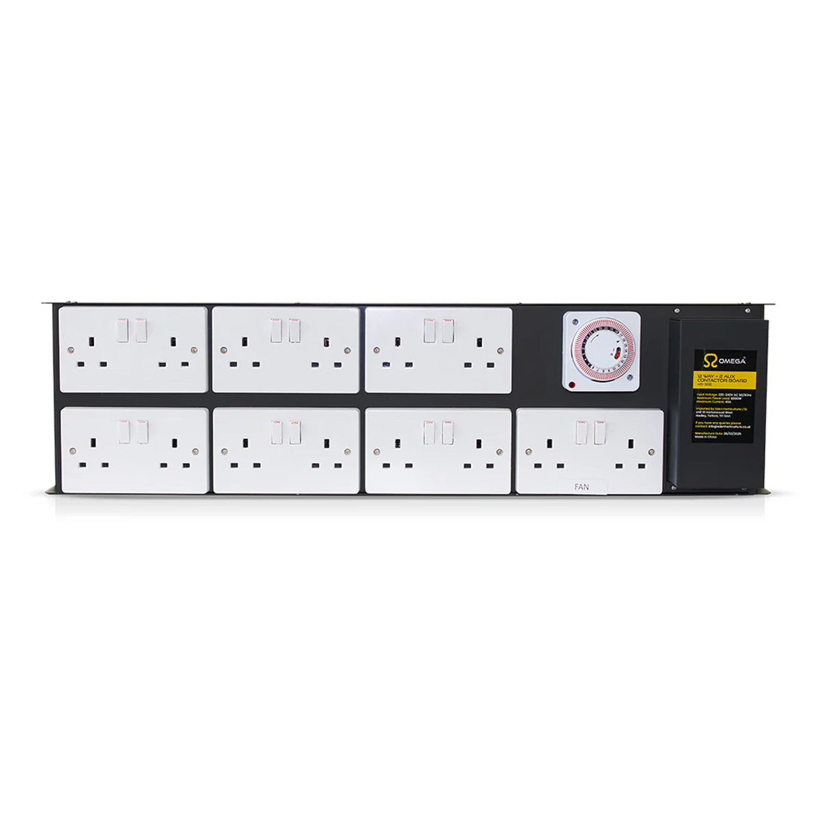 Omega Metal Contactor 12 & 16 Way Grow Light Switching