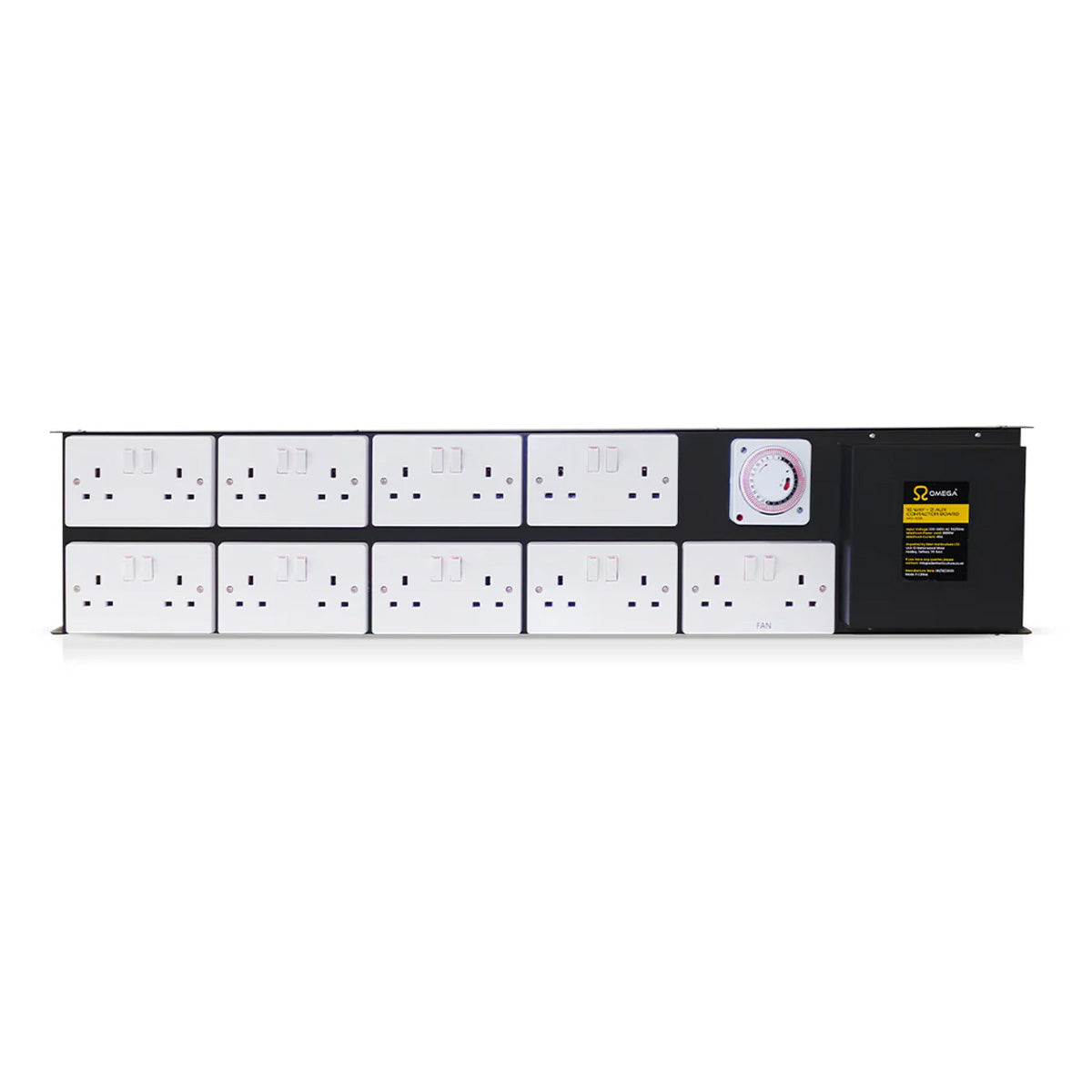 Omega Metal Contactor 12 & 16 Way Grow Light Switching