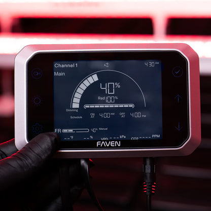 Faven Chroma CX2 Controller in use