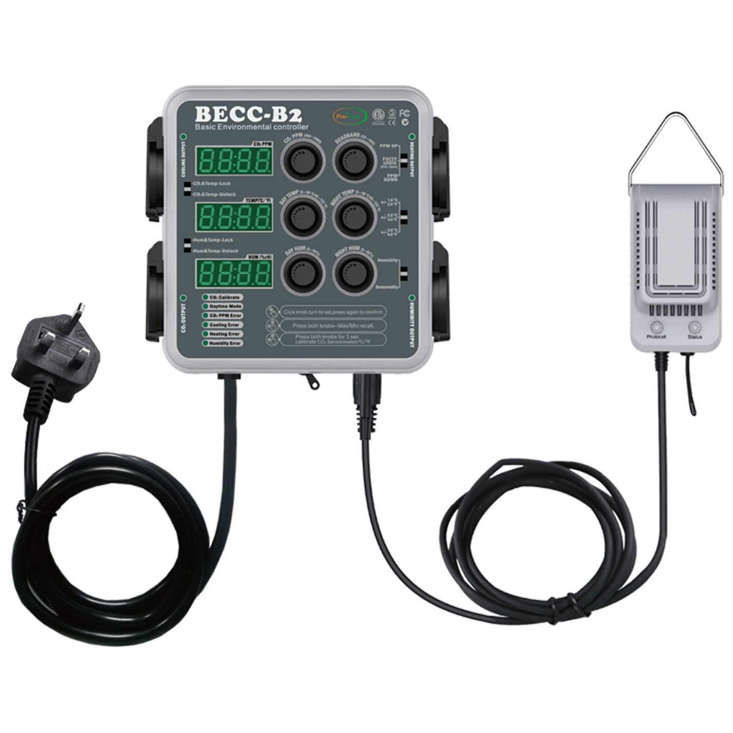 Pro-Leaf BECC-B2 multi-function environmental controller