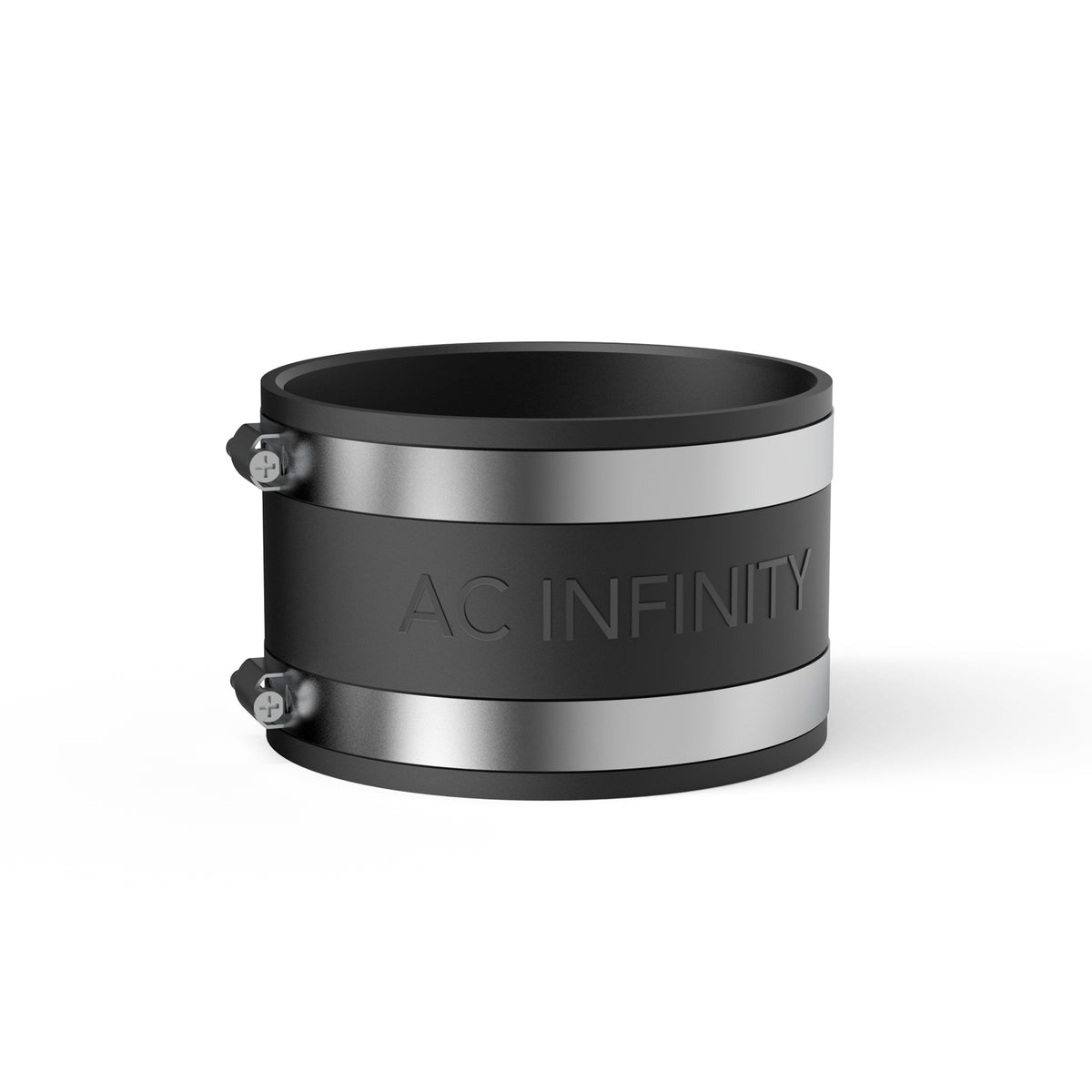 AC Infinity Noise Reduction Clamp 4 inch rubber coupler with stainless steel clamps