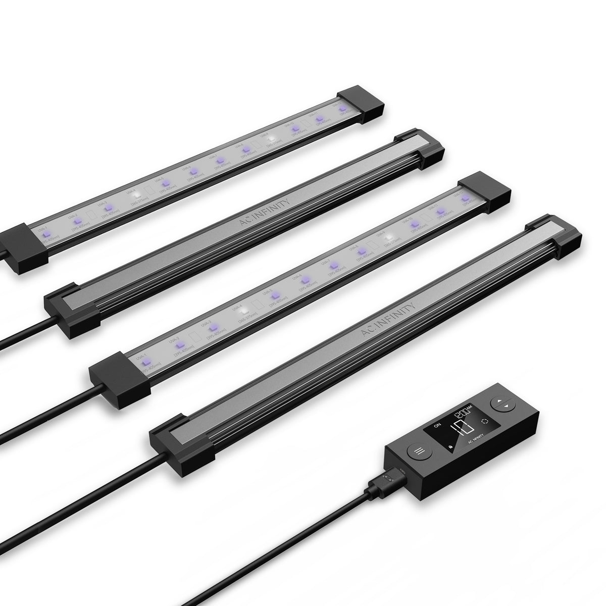 AC Infinity IONBEAM U4 UV four bar kit with schedule controller