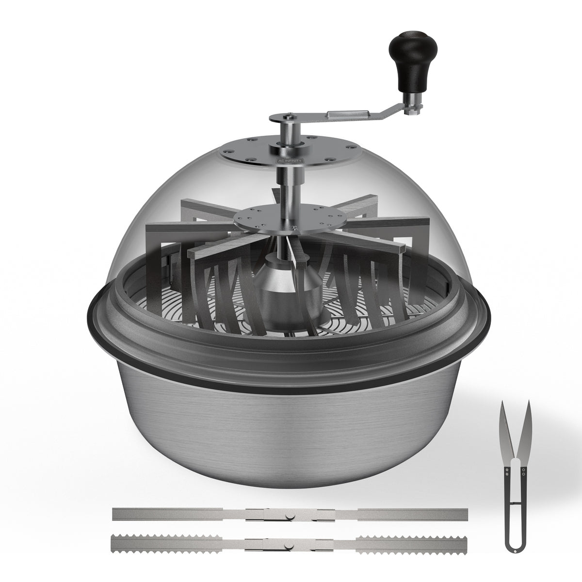 AC Infinity bowl leaf trimmer 16 inch with both blades and scissors