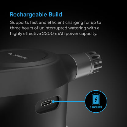 AC Infinity sprayer USB-C rechargeable battery with three hour runtime
