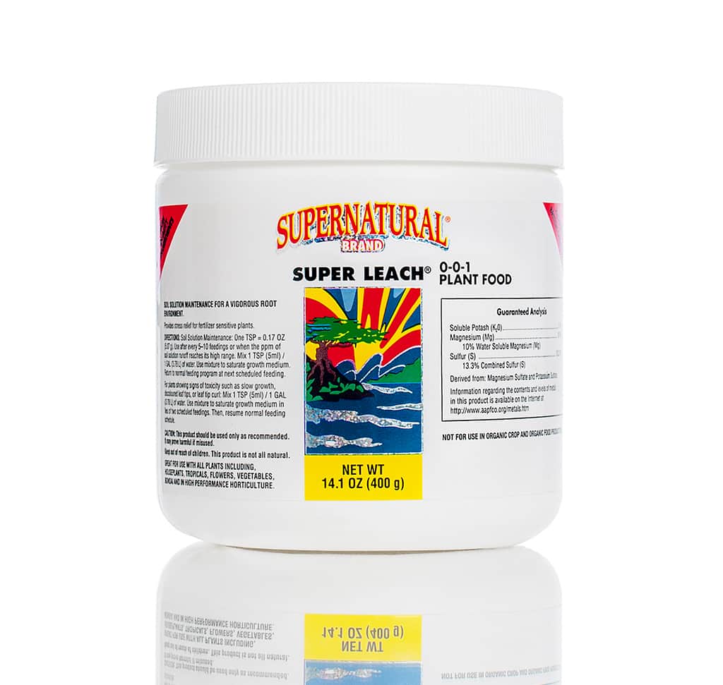 Supernatural Super Leach growth medium flush