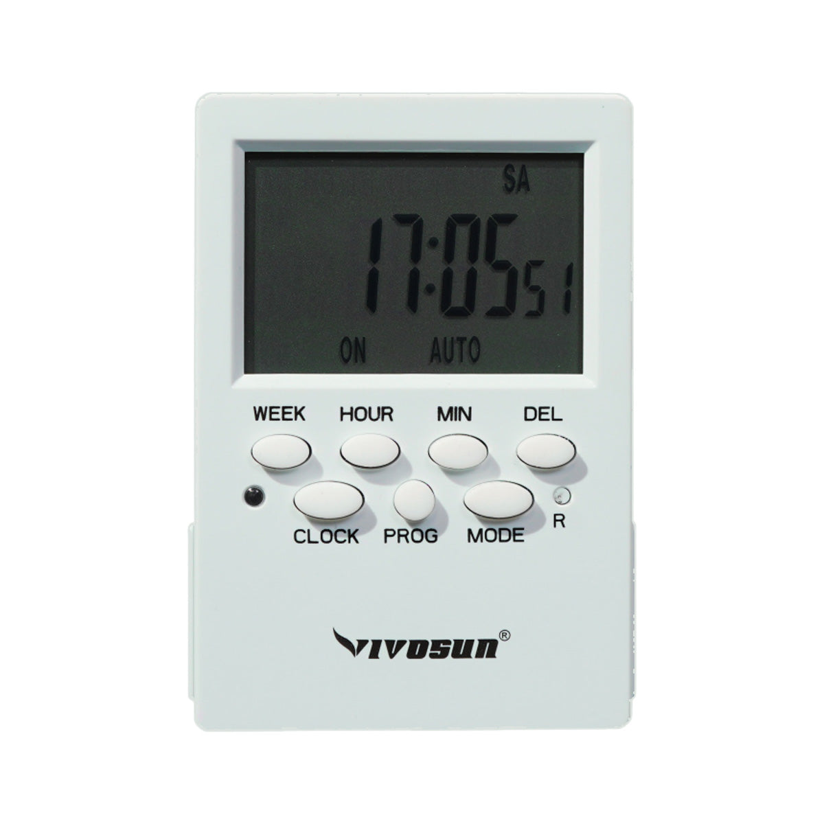 Vivosun LCD Digital 7 Day Timer with Dual Outlet Sockets