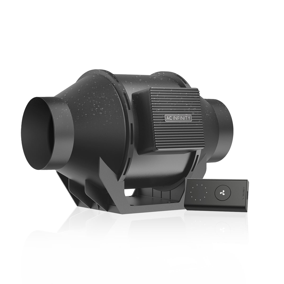 AC Infinity Cloudline H4 Inline Fan with its 10-speed controller