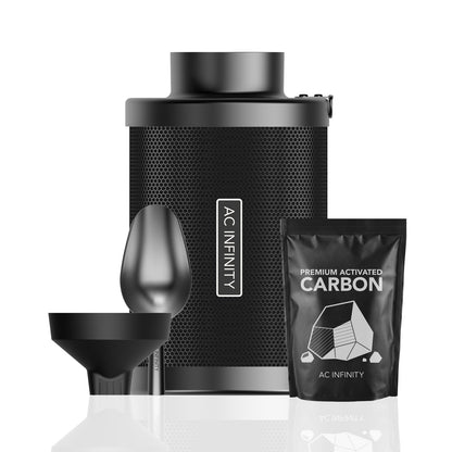 AC Infinity Refillable Carbon Filter Kit — 100mm (4 in)