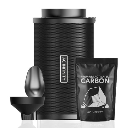 AC Infinity Refillable Carbon Filter Kit — 200mm (8 in)
