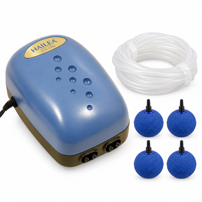 Hailea ACO Air Pump Kit – Golf Ball Airstones and Airline
