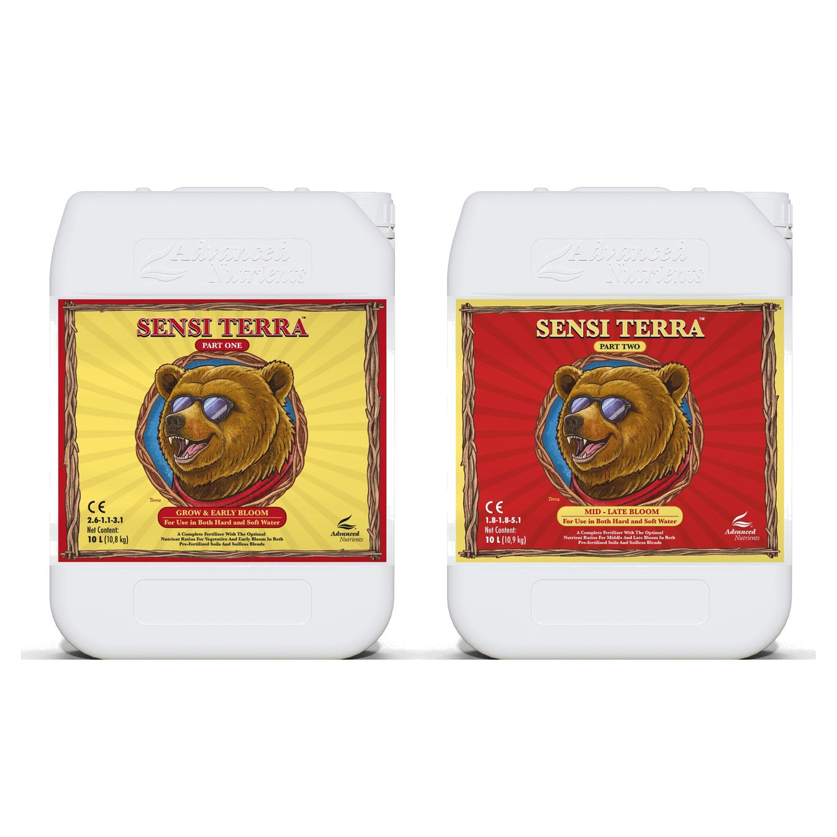 Advanced Nutrients Sensi Terra Part 1 & 2 — 10 Litre