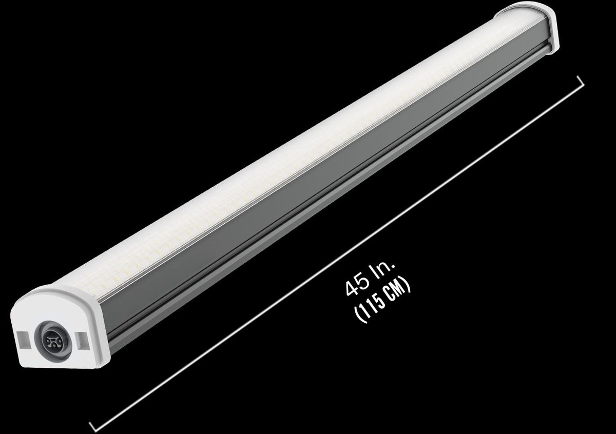 Aether Undercanopy 120W 2-Bar LED Kit — full-length bar, 115 cm