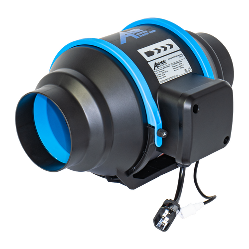 Air EC Inline Extractor Fan | Silent, Energy-Efficient EC, 100-250mm — 4" - 200 m³/h
