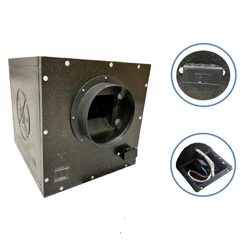 Airfan Foam Box Fan — Hybrid, with junction box and capacitor