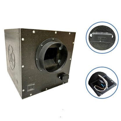 Airfan Foam Box Fan — Hybrid, with junction box and capacitor