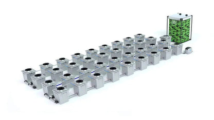 ALIEN® RDWC 36 Pot 20L PRO Silver Series