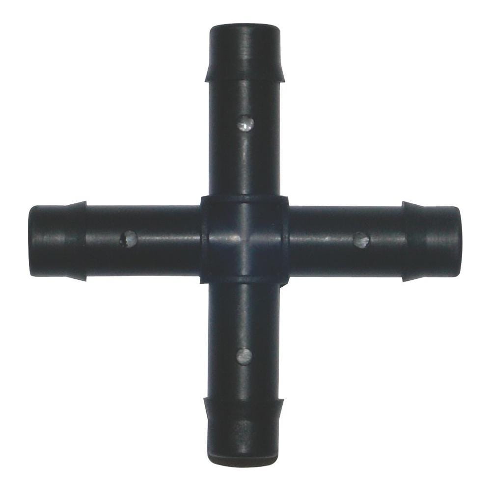 Antelco 13mm Barbed Fittings — Standard Barb Cross (Pack of 25)