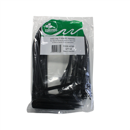Antelco SPEC Drip PC Dripper Assembly — 4 L/h Black (Pack of 25)