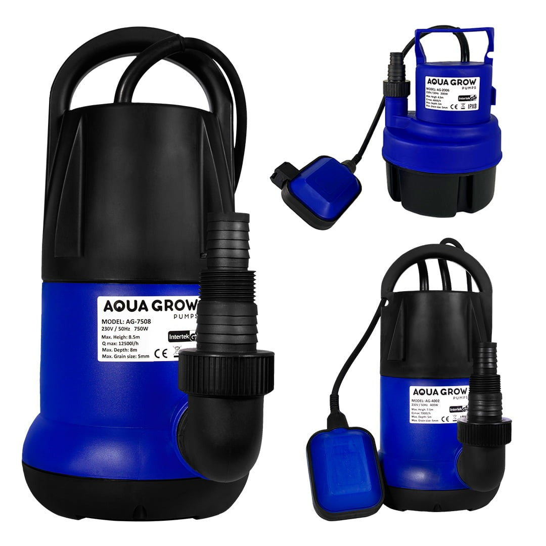 Aqua Grow Submersible Water Pump range with float switches