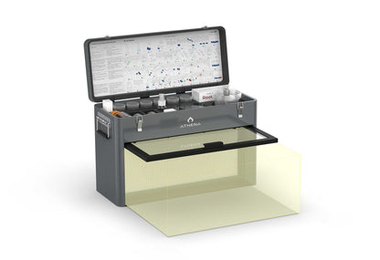 Athena Tissue Culture Kit flow hood showing the clean work zone