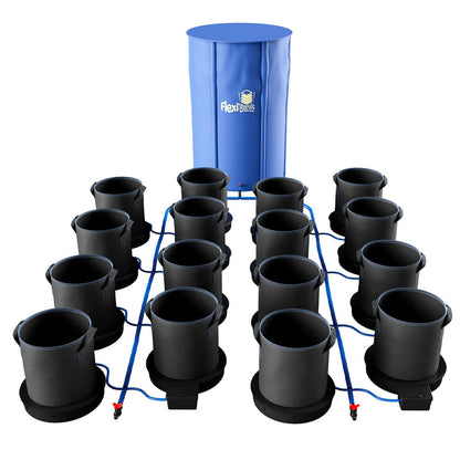 AutoPot XXL System — 16 Pot / 35L FlexiPot / With Tank