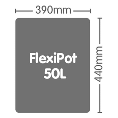 AutoPot 50L FlexiPot dimensions - 390 x 440 mm