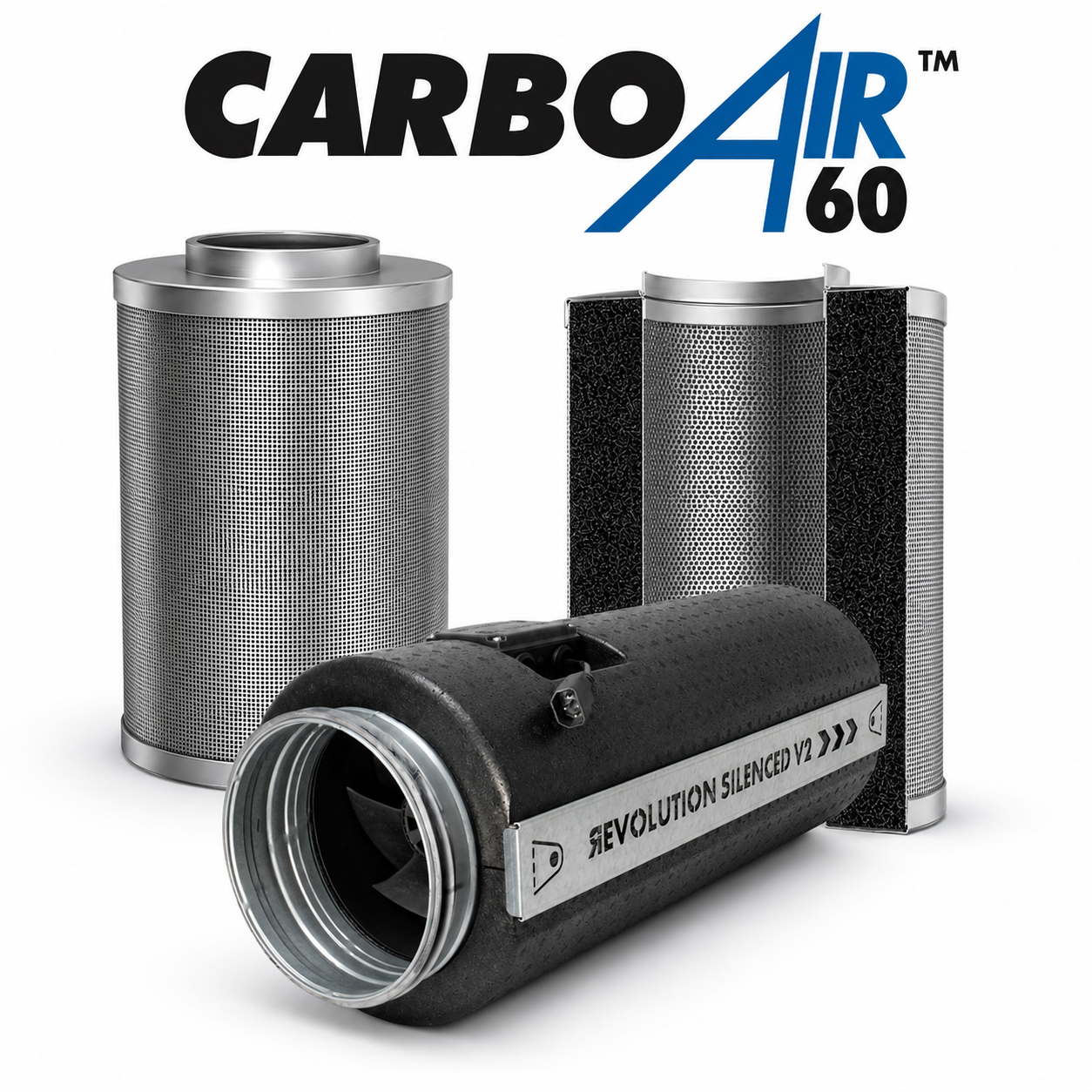 Revolution Stratos V2 AC Silenced + Carboair 60 Kit