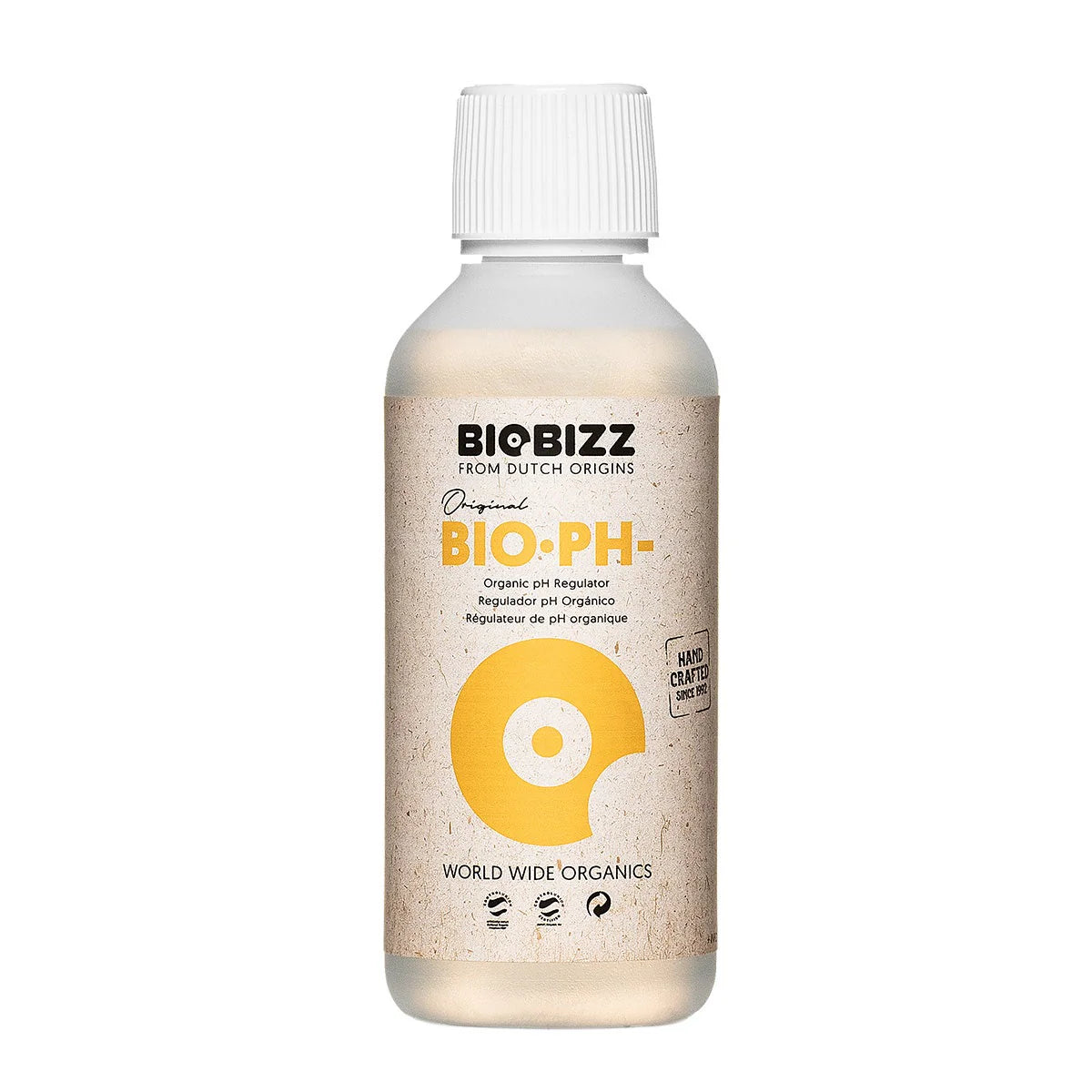 BioBizz Bio pH- Organic pH Down for Soil and Coco - 250ml