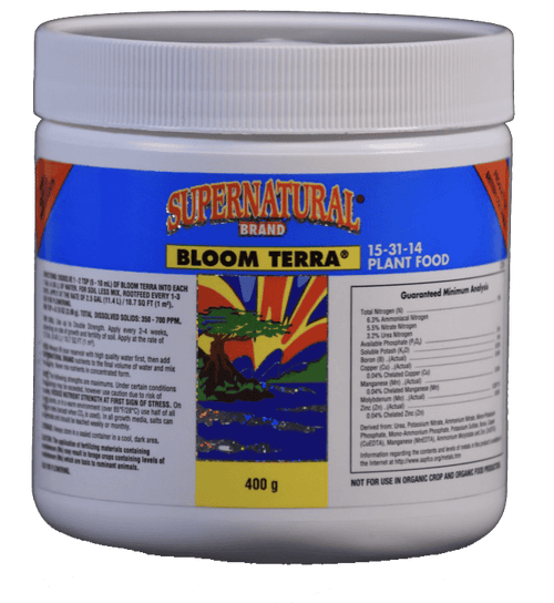 Supernatural Bloom Terra 400g powdered flowering base nutrient