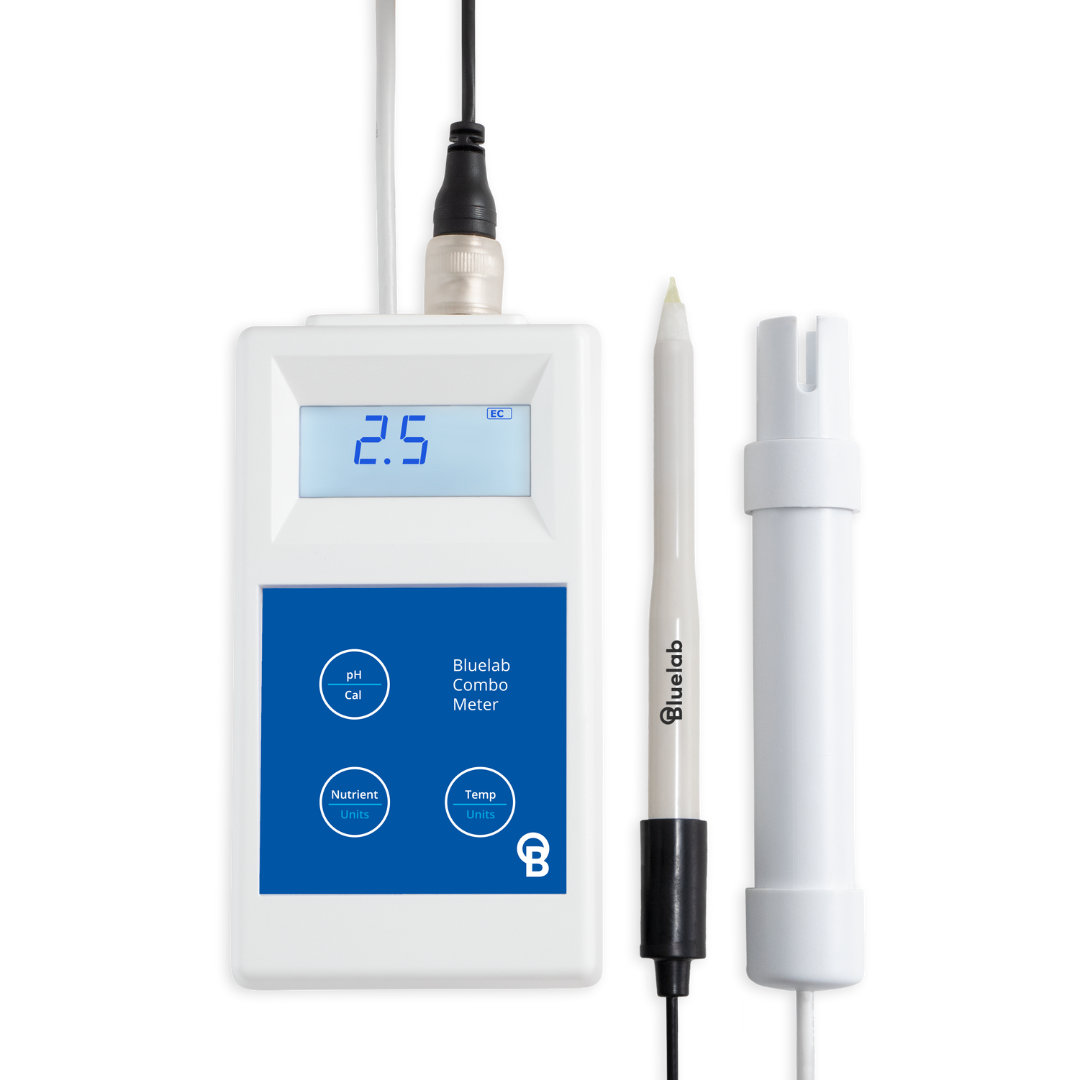 Bluelab Combo Meter Plus — meter with Leap soil pH probe