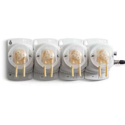 Bluelab PeriPod M4 — four-pump doser, front view